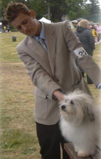 Champion SalidaDelSol Blanquito of MistyTrails - Quito